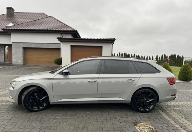 Skoda Superb cena 94900 przebieg: 206000, rok produkcji 2018 z Jeziorany małe 596